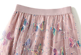 Fusta midi dama 2432